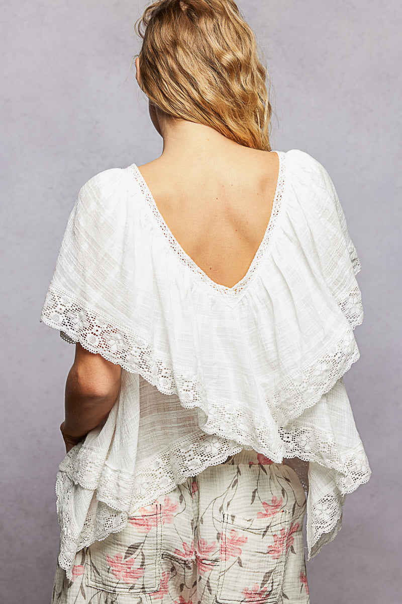 REVERSIBLE TWO-WAY TOP