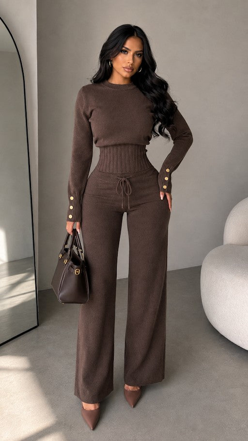 POLISHED COMFORT KNIT SET