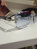 COLOR SUNGLASSES BLUE-SILVER