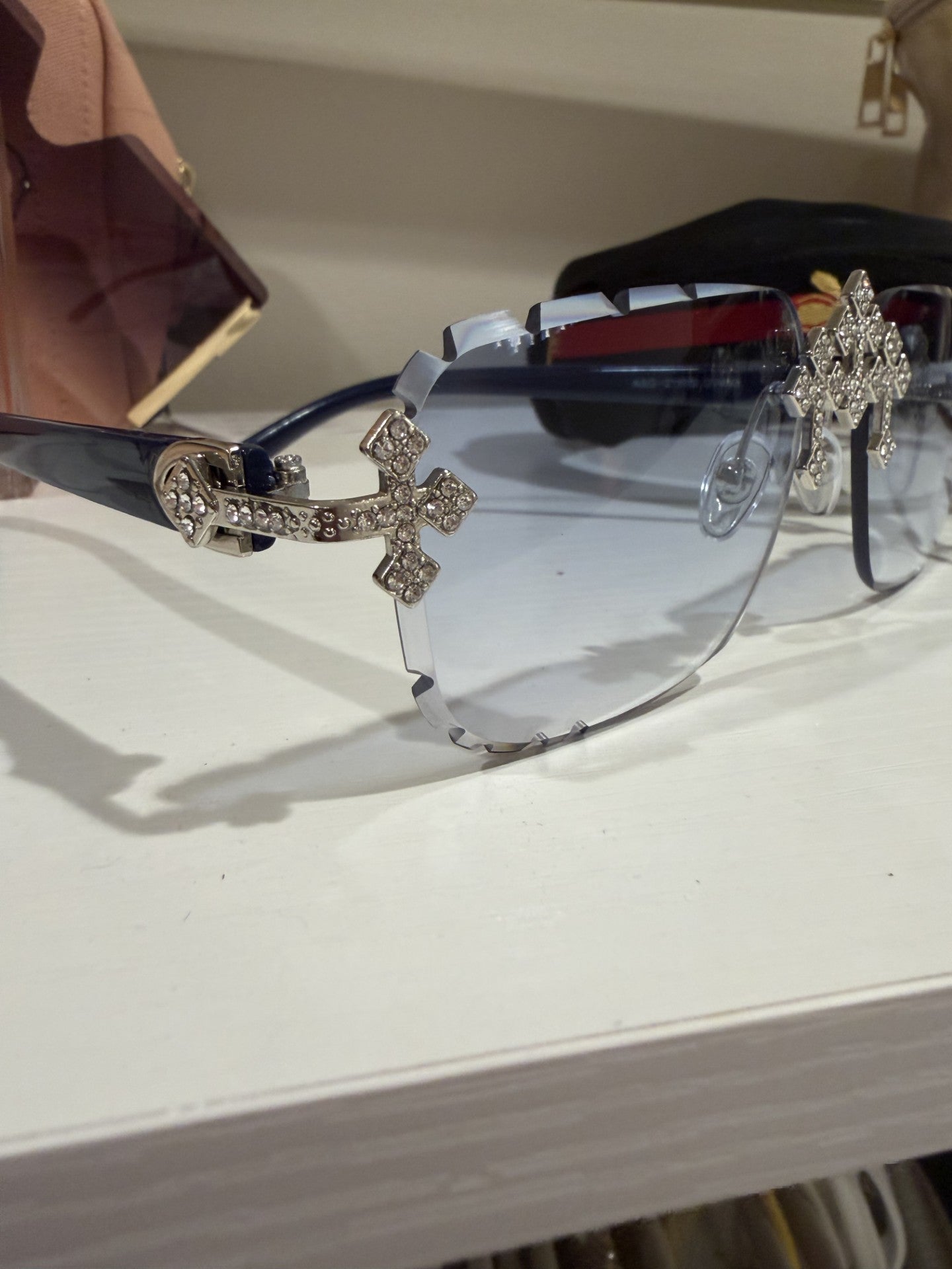 COLOR SUNGLASSES BLUE-SILVER