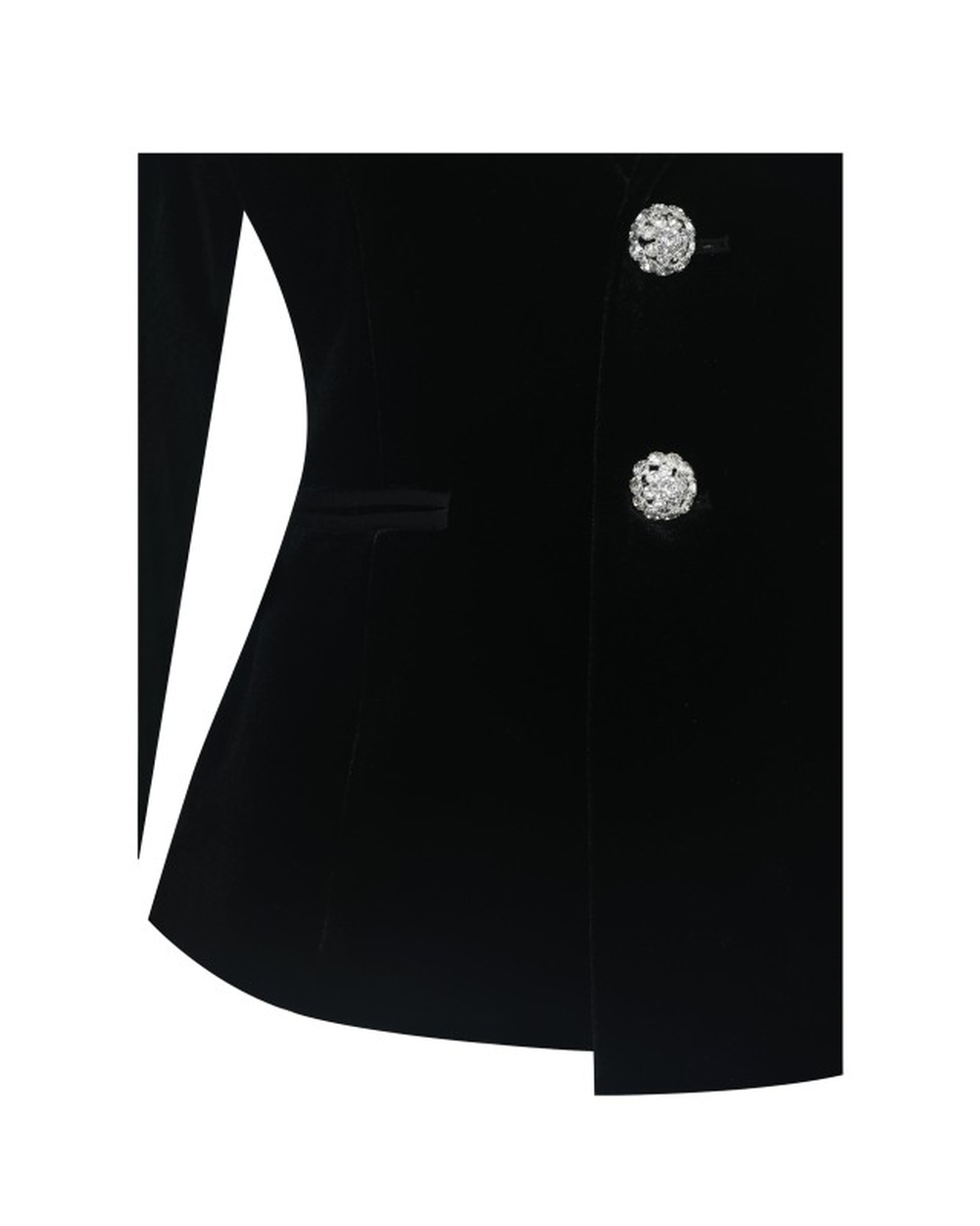 RONNI BLACK VELVET PANT SUIT