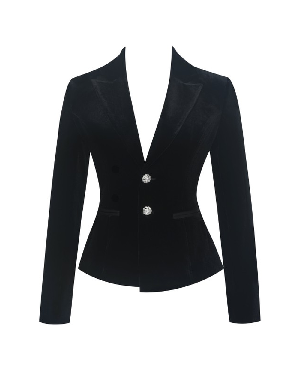 RONNI BLACK VELVET PANT SUIT