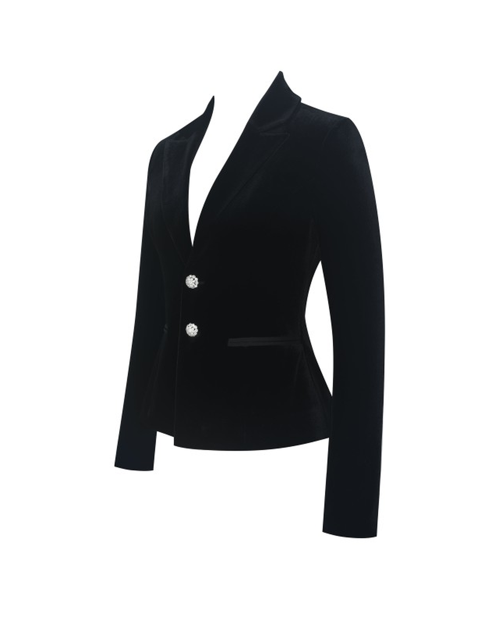 RONNI BLACK VELVET PANT SUIT